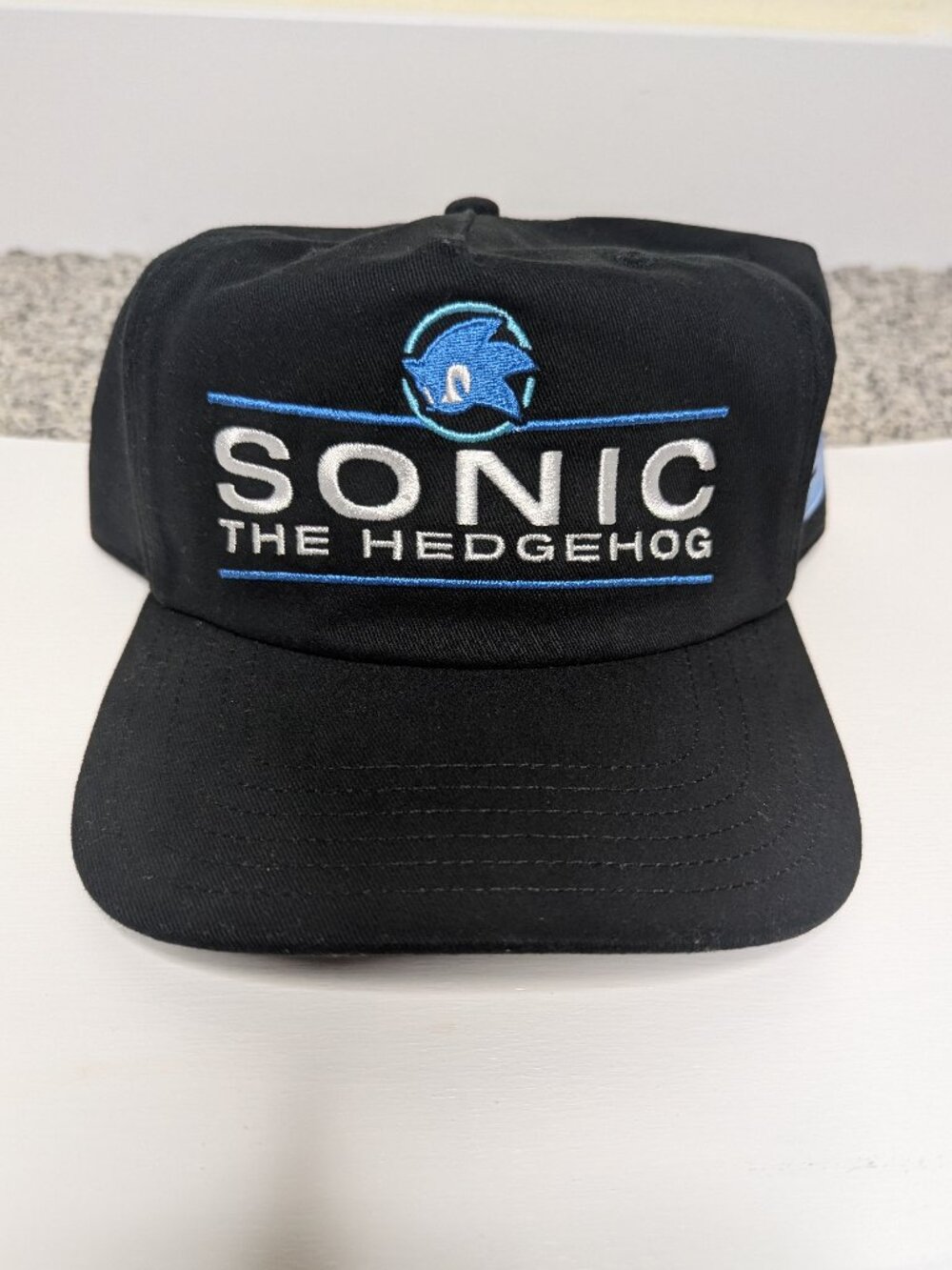SEGA* Men's "SONIC THE HEDGEHOG" Six Panel Snap Back Baseball Cap~ NWT
